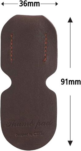 Saxophone Thumb Rest Cushion, Saxophone Thumb Pad, Saxophone Thumb Protector, Alto/Tenor Saxophone, Soft Durable Leather, Handmade in Saudi Arabia