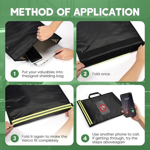 حقائب فاراداي للهواتف، 3 عبوات من حقائب فاراداي مقاومة للنبضات الكهرومغناطيسية لأجهزة الكمبيوتر المحمولة والأجهزة اللوحية ومفاتيح السيارة، واقي مفتاح فاراداي مع شريط عاكس مضاد للسرقة والتتبع in Kuwait