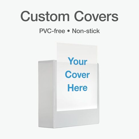 Oxford 3 Ring Binders, 4 Inch, ONE-Touch Easy Open D Rings, View Binder Covers, 4 Interior Pockets, PVC-Free, Holds 880 Sheets, White, 2 Pack (79921) in Saudi Arabia