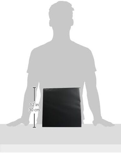 Avery Heavy-Duty View 3 Ring Binder, 1" One Touch Slant Rings, Holds 8.5" x 11" Paper, 1 Black Binder (05300) in Saudi Arabia