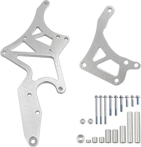 Boeeda LS Engine Serpentine Alternator Bracket Power Steering Pump Swap Conversion Compatible with Chevrolet LS1 LS2 LS3 LS6 LS7 Engines, 4.8L, 5.3L, 6.0L, 6.2L Truck & SUV Engines in Kuwait