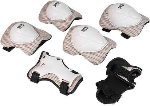 SUNRIMOON Kids' Protective Gear, Kids/Youth Knee Pad Elbow Pads Guards Protective Gear, for Roller Skates Cycling Skateboard Inline Skatings Scooter Riding Sports, Set of 6 in Saudi Arabia