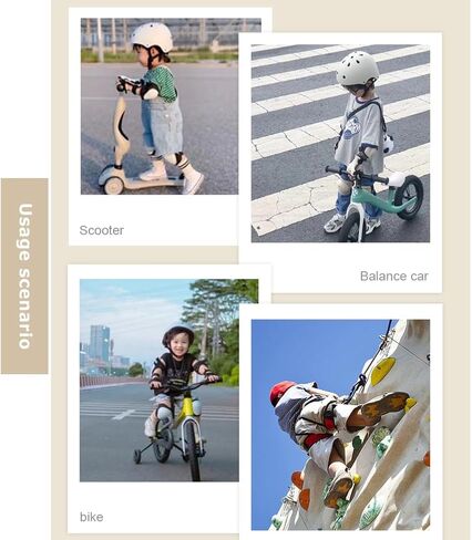 SUNRIMOON Kids' Protective Gear, Kids/Youth Knee Pad Elbow Pads Guards Protective Gear, for Roller Skates Cycling Skateboard Inline Skatings Scooter Riding Sports, Set of 6 in Saudi Arabia