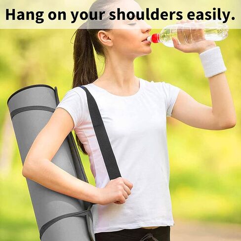 5 Pack All-Purpose Yoga Mat Strap Sling, Roller Ice Skate Leash Reusable Adjustable Ski Boots Carrier Strap Shoulder Sling, Exercise Stretching Band Exercise Mat Carrier Anti-Tear in Kuwait