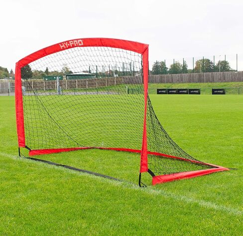 هدف كرة القدم المرن من Hy-Pro، هدف كرة القدم المحمول مع حقيبة حمل للأطفال البالغين في الأماكن المغلقة والمفتوحة in Kuwait
