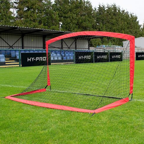 هدف كرة القدم المرن من Hy-Pro، هدف كرة القدم المحمول مع حقيبة حمل للأطفال البالغين في الأماكن المغلقة والمفتوحة in Kuwait