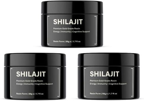 Pure Organic Shilajit Resin | Authentic Himalayan Gold Grade Harvested 16,000-18,000 ft | 100% Pure Unfiltered | 85+ Trace Minerals and Fulvic Acid for Energy and Immune Support | 100-day Supply in Saudi Arabia