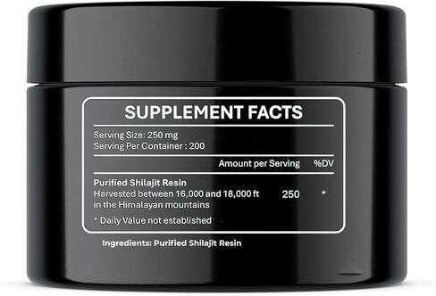 Pure Organic Shilajit Resin | Authentic Himalayan Gold Grade Harvested 16,000-18,000 ft | 100% Pure Unfiltered | 85+ Trace Minerals and Fulvic Acid for Energy and Immune Support | 100-day Supply in Saudi Arabia