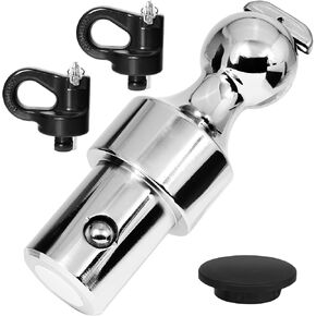 Upgraded 60692 Puck System 2-5/16“ Gooseneck Hitch Ball Kit, 38000 lbs GTW, 7500 lbs VTW, Compatible with 2013-2024 Ford F250 F350 F450, 2016-2024 Chevrolet Silverado, GMC Sierra & Nissan Titan XD