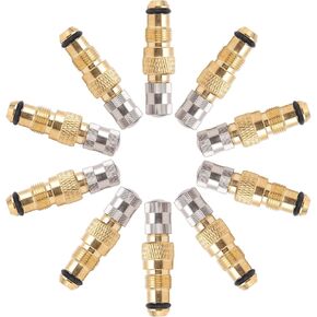 Tractor Valve Stem Tractor Air Liquid Valves Stem Brass Tire Valve Stem TR218A TR618A CH3 Core Housings Replacement (Pack of 10)