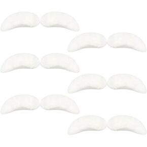 6 Pairs Santa Claus White Eyebrows Old Man Eyebrows Self Adhesive Fake Eyebrows Bushy Eyebrows False Facial Hair Christmas Costume Accessories for Adults