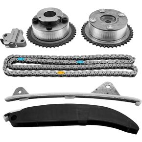 24321-2E200 Timing Chain Kit w/CVVT Set for Hyundai Elantra GT 2.0 2014 2015 2016, for Kia Forte Koup 2.0L 2015 2016, Soul Forte 2.0 L G4NC Engine 14-16 Replacement 24370-2E200 24350-2E200