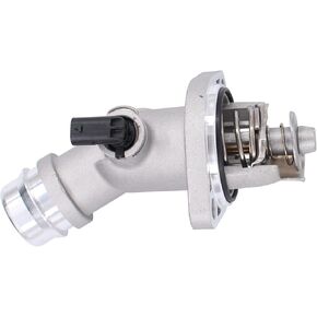 NewYall 2.0L Engine Coolant Thermostat Housing Assembly for Hyundai Elantra 2016-2020, Kona 2018-2021, Veloster 2019-2021, Kia Forte/Soul 2019-2021, Forte5 2020-2021, Seltos 2021
