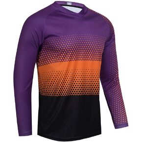 Dirt Bike Jersey for Youth, Kids Mountain Bicycle Shirt Long Sleeve for Motorcycle Motocross BMX Moto Mx Offroad Racing