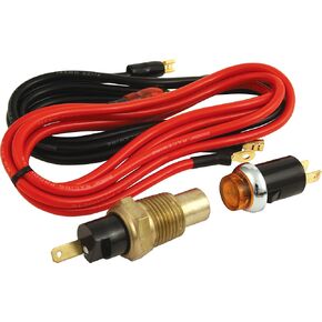 QuickCar Racing Products 61-714 Orange Lens Oil Temperature Warning Light Kit