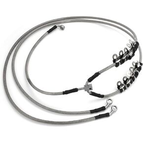 AUTOVIC 64inch Front Flexible Brake Hose For Can-Am Maverick X3 Turbo RR 2017-2023 Replacement 705601495