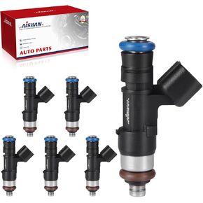 6PCS Fuel Injectors 4 Holes Compatible with Mazda B4000 Mercury Mountaineer Land Rover LR3 Ford Ranger Mustang Ford Explorer Sport Trac 4.0L Replace# ‎0280158055 FJ818 5L2Z9F593CA 5L2Z9F593CB
