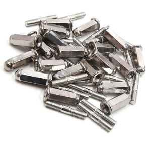 Motoforti 20pcs 6mm Thread Dia Motorcycle Exhaust Pipe Muffler Screw Bolt Nut for GY6 125 Long-lasting