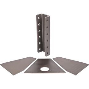 Nisorpa Vertical Channel Weld on Tongue Adapter for Trailer A-Frames, Non-Welded