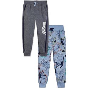 Bluey Fleece 2 Pack Jogger Pants Toddler to Big Kid Sizes (2T - 10-12)