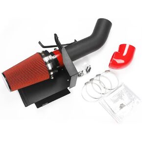 4 inch Cold Air Intake Kit + Heat Shield with Air Filter for 1999-2006 GMC/Chevy V8 4.8L/5.3L/6.0L Silverado 1500/2500/3500
