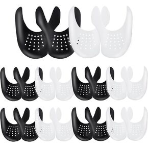 YOLOPARK 10 Pairs Creases Protector for Shoe Sneakers:AF1s,Dunks and More, Anti Creases Protector for Men's 7.5-13 Women's 5-9