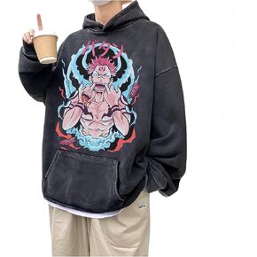 Volrath Unisex Jujutsu Anime Hoodies Satoru Pullovers Hooded Cosplay Costume