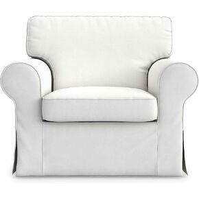 Ektorp Loveseat Cover Replacement for IKEA Ektorp Loveseat Sofa Cover, Ektorp Sofa Cover, Ektorp Couch Cover Only!(Cool White)