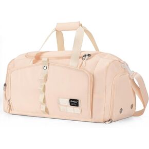 Gym Bag for Women with Shoe Compartment, 25L Right Capacity, Green