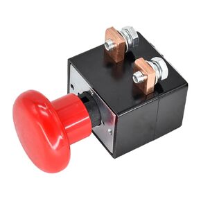 Emergency Stop Switch ED250B-1 ZJK-250 Compatible with Albright Electric Stacker Forklift Pallet Car E-Stop Switch 96V 250A Red Mushroom Head Push Button