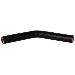 HPS HTSEC45-075-BLK Silicone High Temperature 4-ply Reinforced 45 degree Elbow Coupler Hose, 100 PSI Maximum Pressure, 4" Leg Length on each side, 3/4" ID, Black