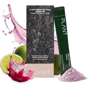 PLANT Vegan Collagen Jelly Stick with Probiotics | 15 Servings | Grape Flavor | Vegan Collagen Tri Peptide Booster. 20 Billion Lactobacillus for Skin & Gut Health