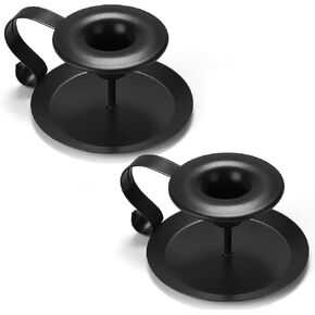 Candle Holders, Black Taper Candle Holders, Iron Candle Sticks Holder Decor