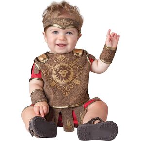 InCharacter Baby Boy's Gladiator Costume, Red/Tan, Medium