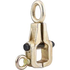 5 Ton Auto Body Pull Clamp, 2-Way Top & Straight Self-Tightening Frame Grips for Automotive Repair, Anti-Wear Car Body Puller & Tool Kit Component