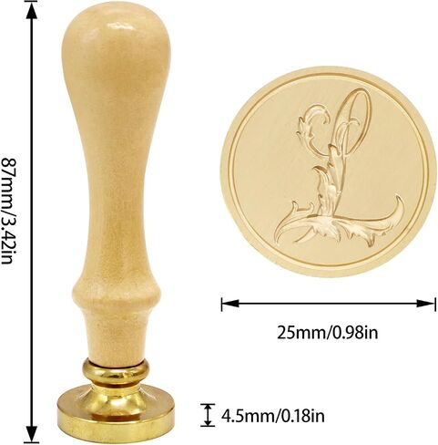 Alphabet Wax Stamps S Removable Wooden Handle Wax Stamp Retro Wax Seal Stamps Beautiful Wax Stamp Seal Make Envelopes Wedding Invitations Postcards Invitations Christmas Wax Seal Stamp in Kuwait