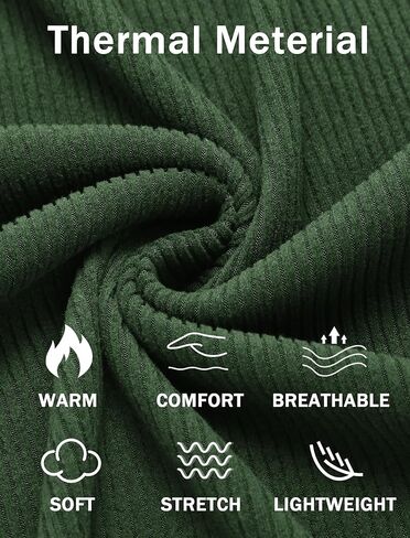 COOFANDY Men's Mock Turtleneck Sweater Long Sleeve Half Neck Pullover Thermal Casual Ribbed High Neck Pullover Sweater in Kuwait