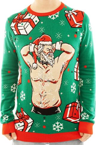 Ugly Christmas Party Knitted Ugly Christmas Sweater for Men and Women - Funny Santa in Saudi Arabia