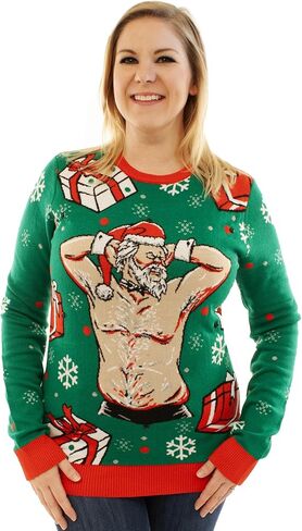Ugly Christmas Party Knitted Ugly Christmas Sweater for Men and Women - Funny Santa in Saudi Arabia