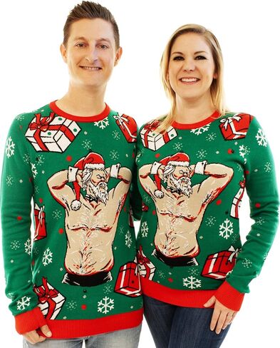 Ugly Christmas Party Knitted Ugly Christmas Sweater for Men and Women - Funny Santa in Saudi Arabia