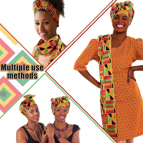 African Kente Stole African Print Sash African Kente Scarf Graduation Black History Kwanzaa Gifts for Adults in Saudi Arabia