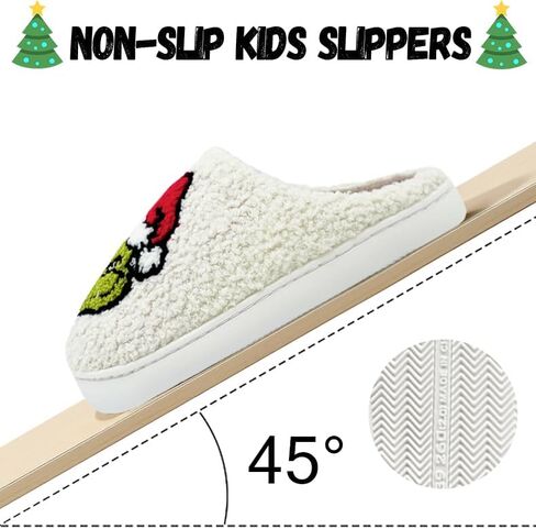 Kids Reindeer Slippers - Soft, Cozy, Non-Slip Indoor Shoes for Toddlers - Christmas Gifts for Boys & Girls in Kuwait
