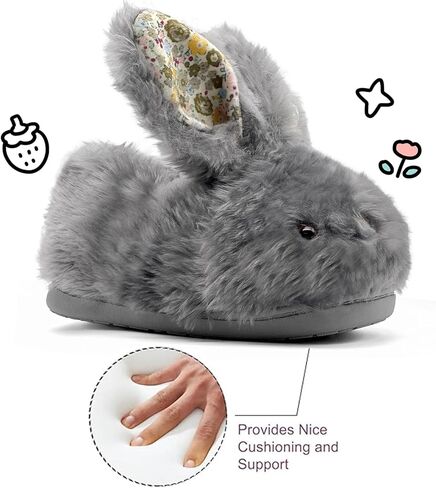 شباشب للأطفال الصغار من البنات والأولاد والأطفال على شكل أرنب شباشب منزلية شتوية لطيفة على شكل أرنب شباشب دافئة ناعمة من القطيفة شبشب غامض داخلي غير قابل للانزلاق شباشب على شكل حيوانات كرتونية in Kuwait