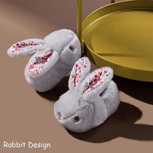 شباشب للأطفال الصغار من البنات والأولاد والأطفال على شكل أرنب شباشب منزلية شتوية لطيفة على شكل أرنب شباشب دافئة ناعمة من القطيفة شبشب غامض داخلي غير قابل للانزلاق شباشب على شكل حيوانات كرتونية in Kuwait