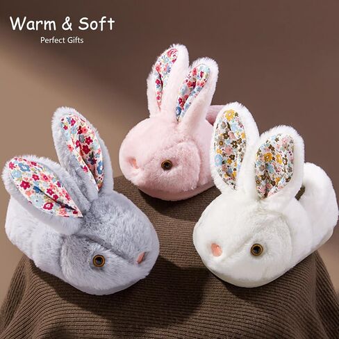 شباشب للأطفال الصغار من البنات والأولاد والأطفال على شكل أرنب شباشب منزلية شتوية لطيفة على شكل أرنب شباشب دافئة ناعمة من القطيفة شبشب غامض داخلي غير قابل للانزلاق شباشب على شكل حيوانات كرتونية in Kuwait