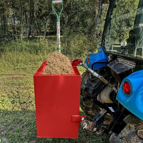 AUTOSAVER88 Tractor Ballast Box, 3 Point Hitch Counterweight Box with 2" Receiver, Fits for CAT1 Tractor,800lb Capacity,Green in Saudi Arabia