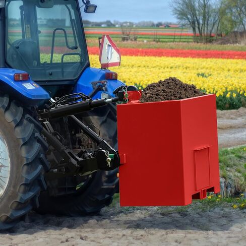 AUTOSAVER88 Tractor Ballast Box, 3 Point Hitch Counterweight Box with 2" Receiver, Fits for CAT1 Tractor,800lb Capacity,Green in Saudi Arabia