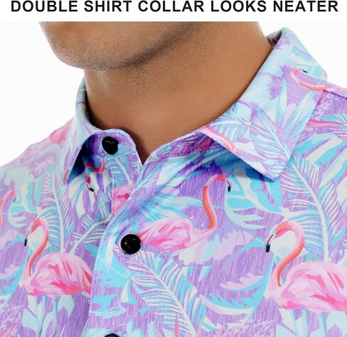 DEOLAX Mens Golf Shirt Fashion Prints Athletic Mens Polo Shirts Short Sleeve Classic Casual Dry Fit Soft Golf Shirts for Men in Saudi Arabia