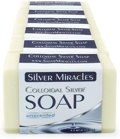 Silver Miracles - Colloidal Silver Soap - 3 pack in Saudi Arabia