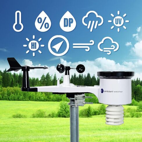 Ambient Weather WS-2000 Smart Weather Station with WiFi Remote Monitoring and Alerts in Kuwait